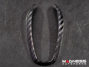 Alfa Romeo Giulia Key Fob Cover - Carbon Fiber - Black Alfa Romeo Giulia Key Fob Cover - Carbon Fiber - Black